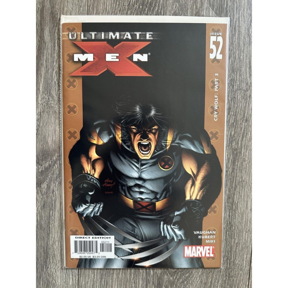 Marvel Ultimate X-Men #52 Single Issue Comic Wolverine Erin Vaughan Kubert